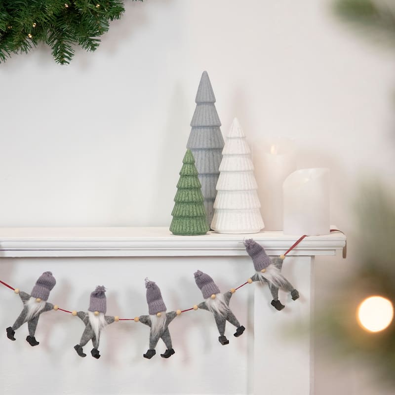 30" Knit Gnome Novelty Christmas Garland