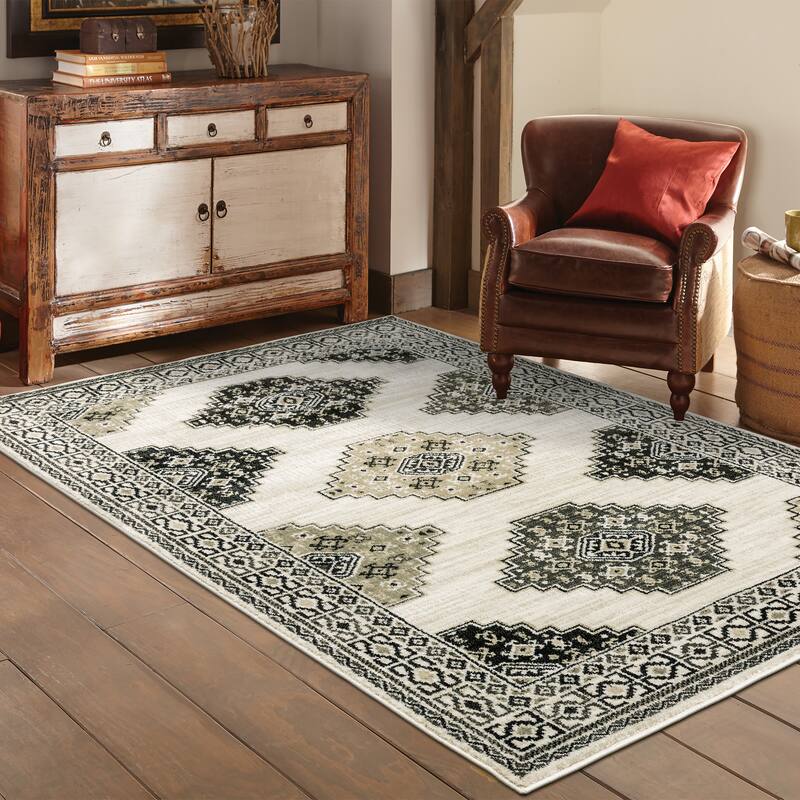 Vista Home Bryce Southwest Tribal Area Rug - 9'10" x 12'10" - 9' 10" x 12' 10"