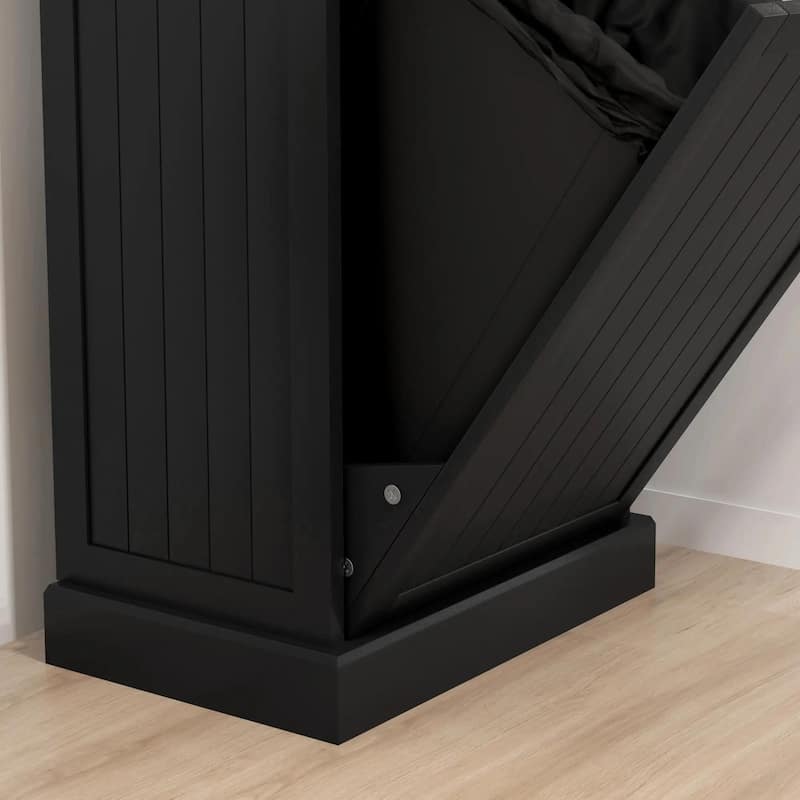 Kitchen Tilt Out Trash Bin Cabinet Free Standing Recycling Trash