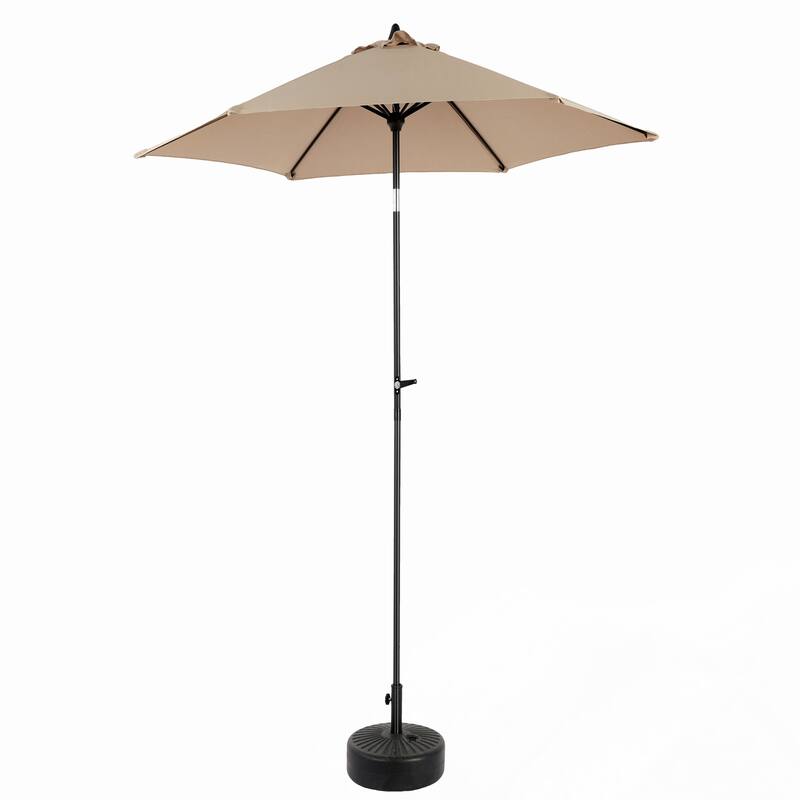9FT Patio Umbrella with Push Button Tilt and Crank(Base Not Included)