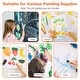 preview thumbnail 7 of 8, Costway 3-in-1 Art Easel for Kids with Magnetic Chalkboard & - See Details