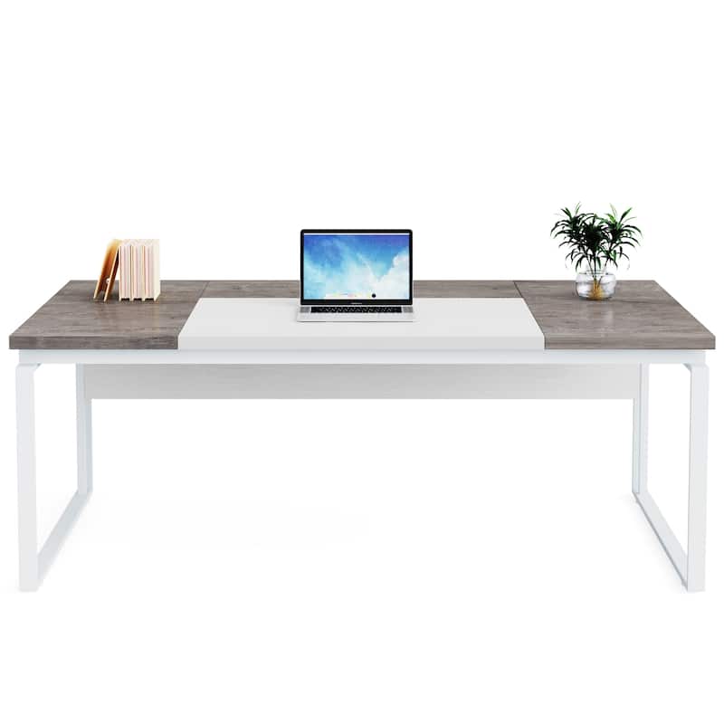 63" Modern Executive Computer Desk, 5FT Home Office Desk (Only Desk)