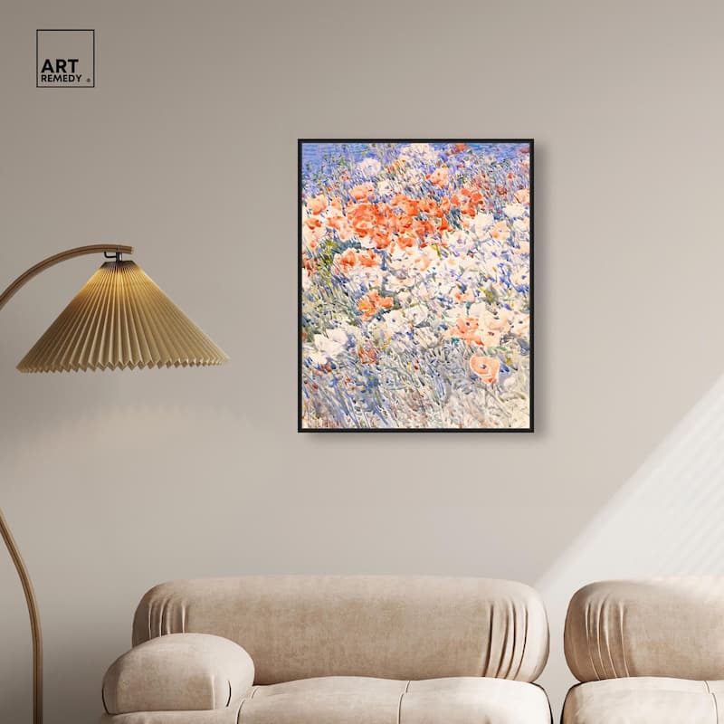Island Garden by Childe Hassam Canvas by Art Remedy