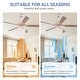 preview thumbnail 12 of 59, 52 or 62 or 72 Inches Crystal Ceiling Fan Fandelier with Lights,For Bedroom Kitchen Patio Remote Control