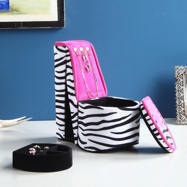 High Heel Shoe Design Jewelry Box with Hooks - Bed Bath & Beyond