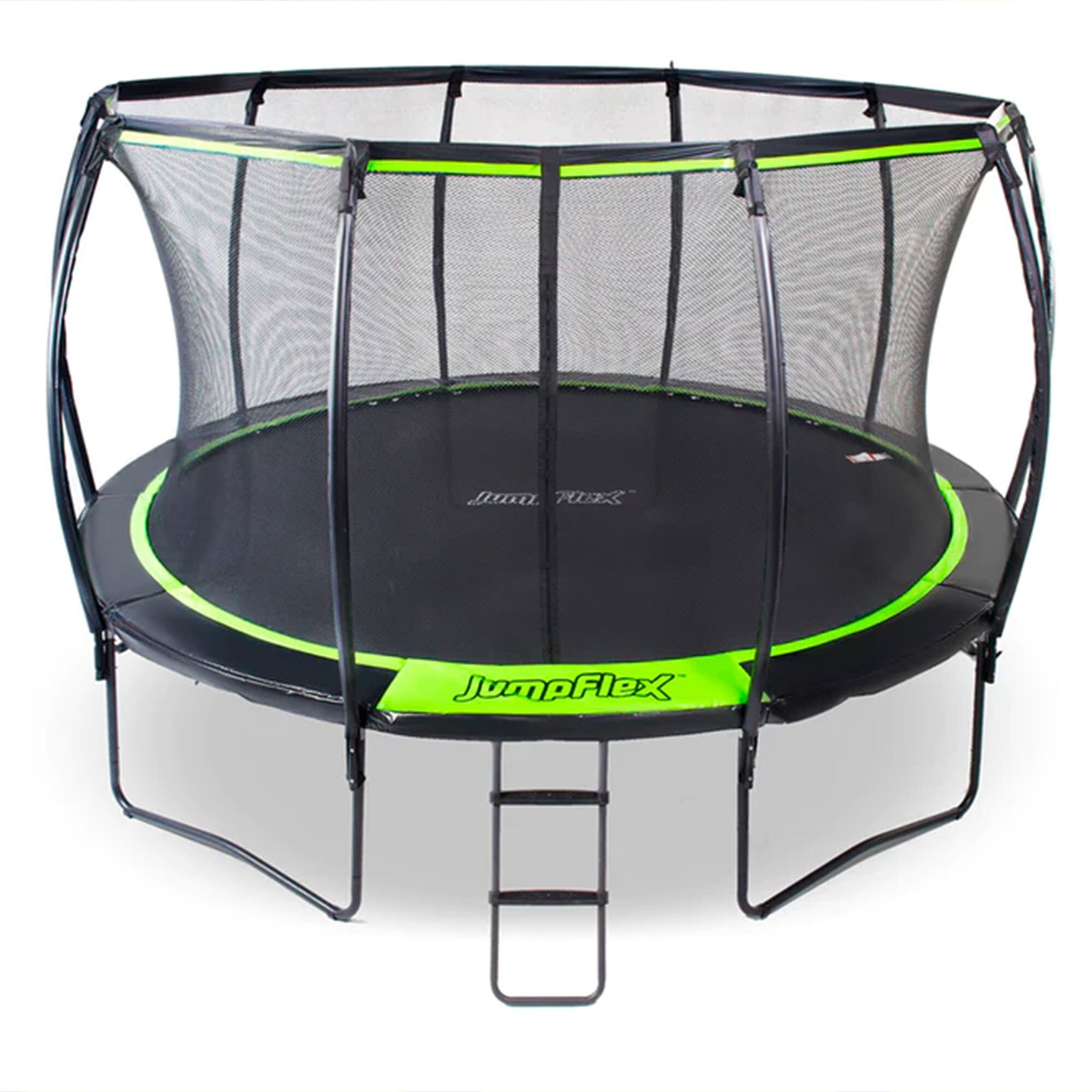 Jumpflex Flex140 14 Foot Trampoline with Enclosure and Ladder