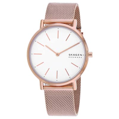 Skagen Women's Signatur White Dial Watch - SKW2784 - 6 (36)