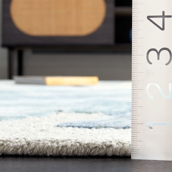SAFAVIEH Handmade Fifth Avenue Idske Mid-Century Modern Wool Rug