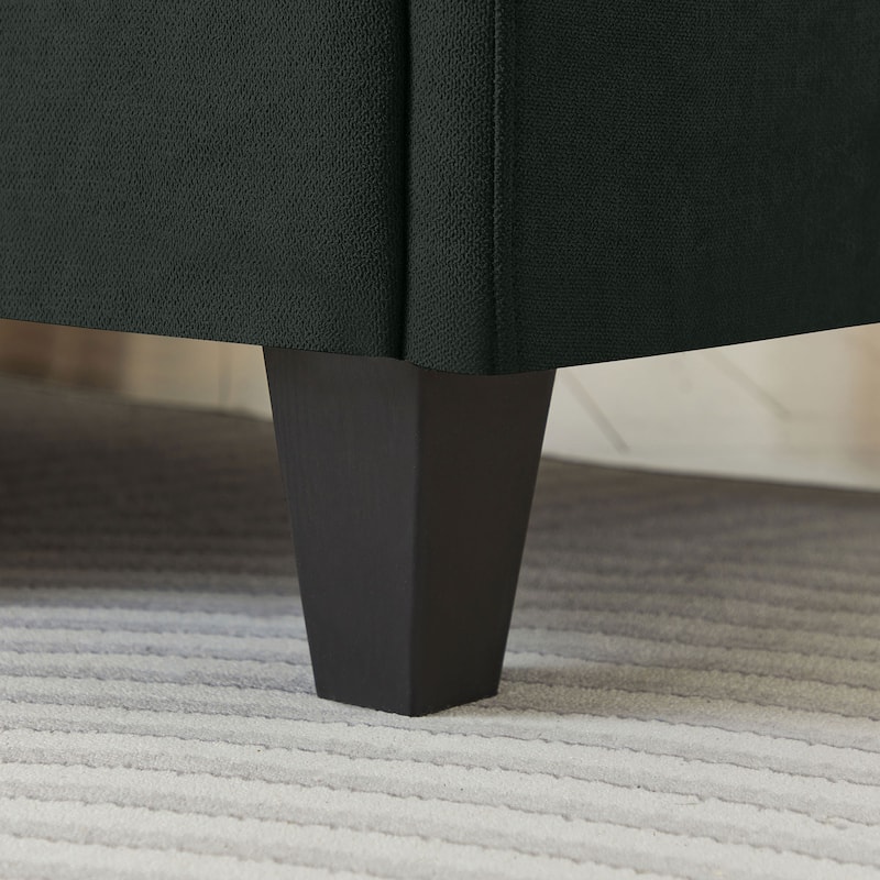 84.45" Wide Sectional Sofa with Ottoman & Side Storage Bags