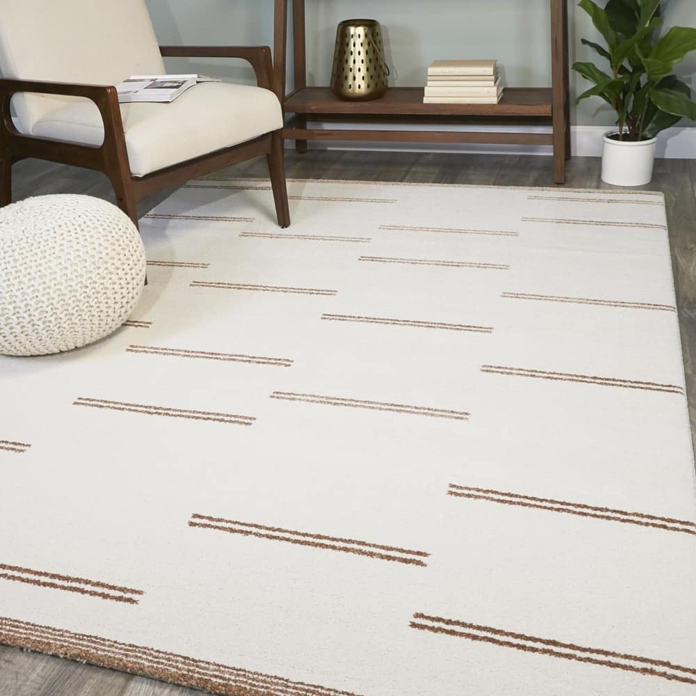 Ferrara Contemporary Stripes Area Rug