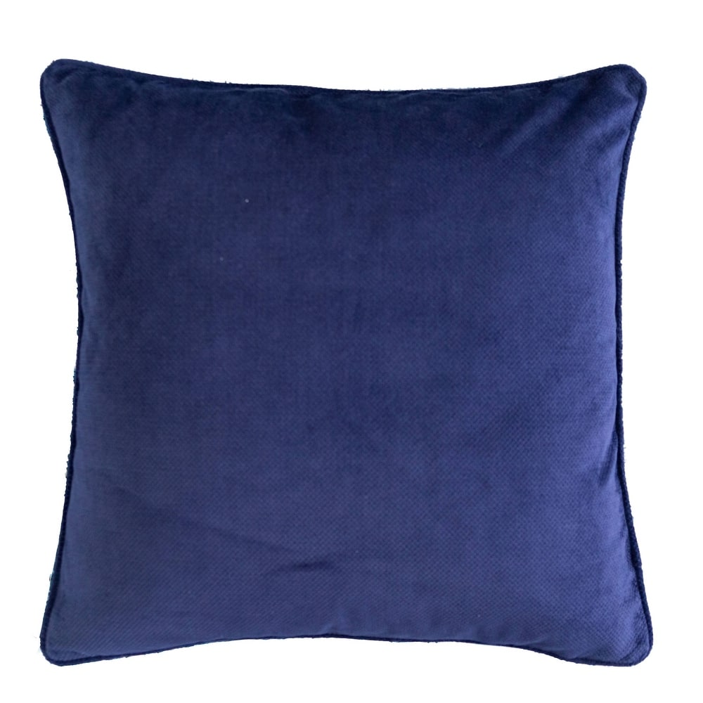 Sia Velvet 20" Square Decorative Throw Pillow 2PK