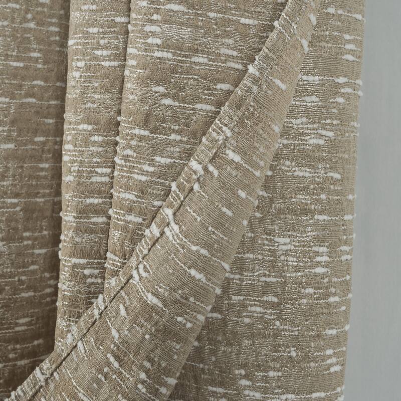 Roman Woven Textured Jacquard Window Curtain 90"
