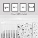 preview thumbnail 2 of 3, Inspirational Quote Wall Decor Art Prints (Set of 4) - Black and White Modern Contemporary Minimalist Typography So Loved