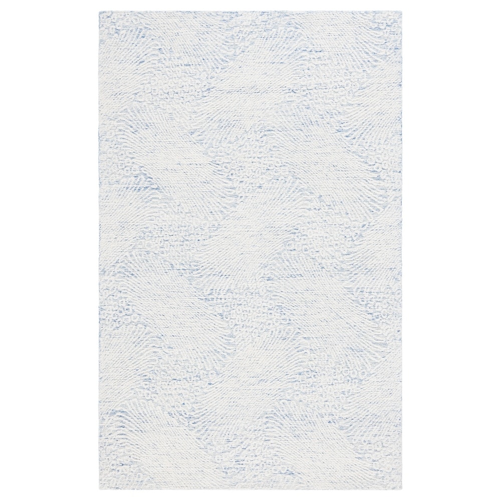 SAFAVIEH Handmade Ebony Siggi Modern Wool Rug