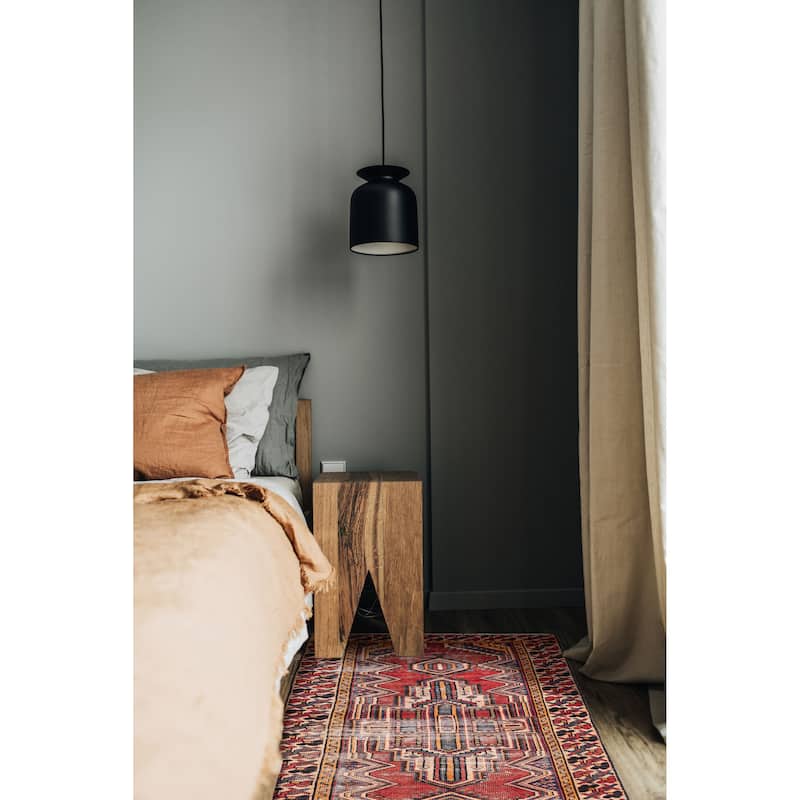 ECARPETGALLERY Hand-knotted Antalya Vintage Red Wool Rug - 3'4 x 6'6