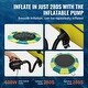 preview thumbnail 19 of 21, 13ft Recreational Inflatable Water Trampoline Bounce with 3-Step Ladder and Electric Air Pump