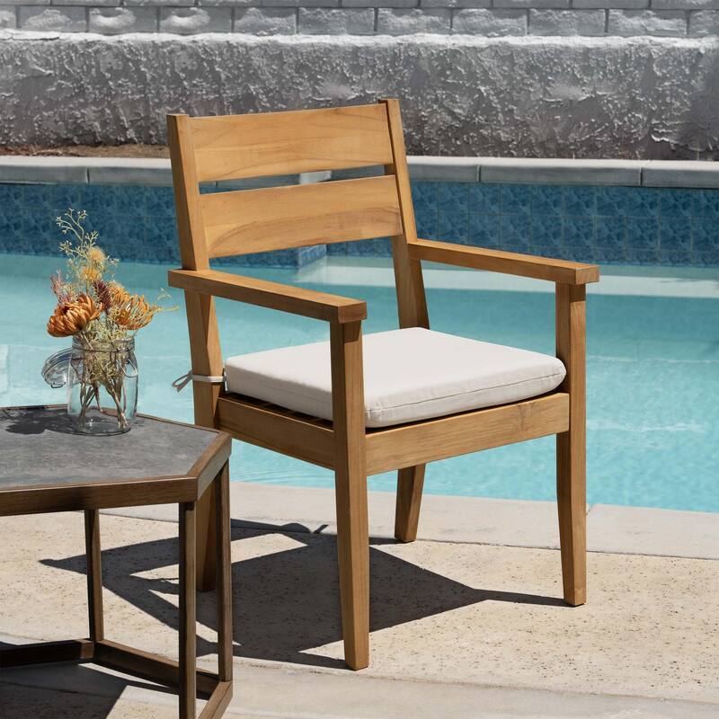 Outdoor Universal Seat Cushion (2-Pack) - 18" wide x 17.5" deep x 2.5" thick