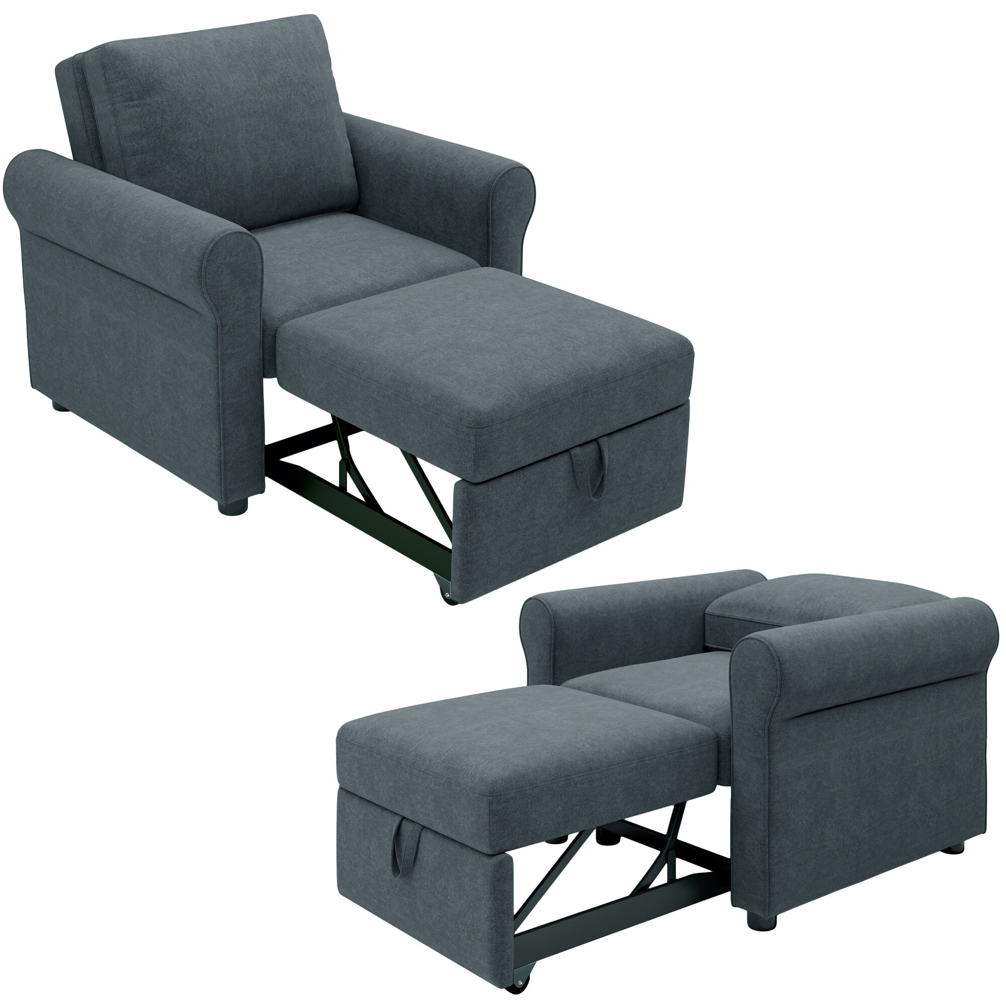 Serta carson twin convertible chair sales
