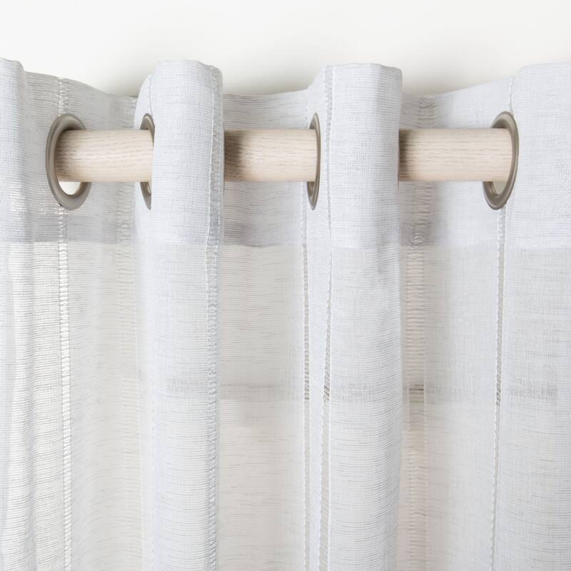 SAFAVIEH Vala Semi-Sheer Window Curtain Panel