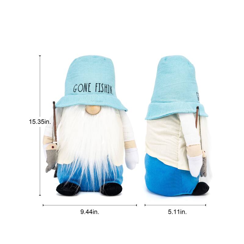Rae Dunn GONE FISHING Gnome