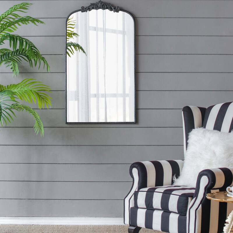 Baroque style living room mirror