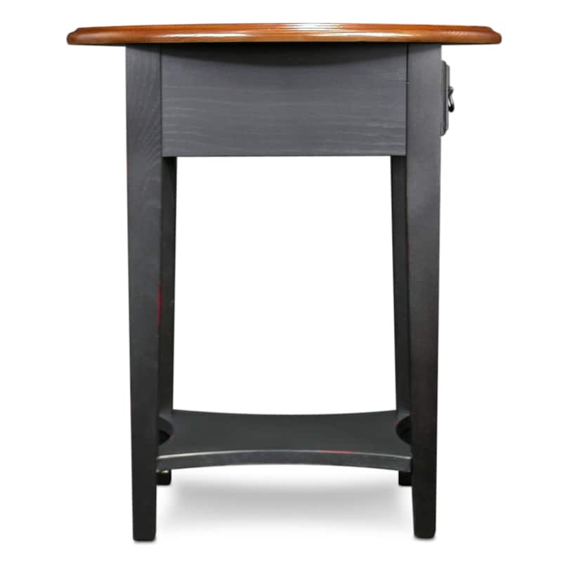 Hardwood Oval Side Table