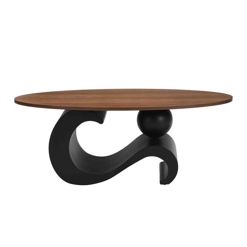 47.24'' W Nesting Coffee Table Set of 2 Living Room Round Coffee Table Set