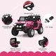preview thumbnail 31 of 30, 12V Kids Remote Control Electric Ride On Truck Car with Lights and Music - 45" x 28.5" x 28.7" (L x W x H)