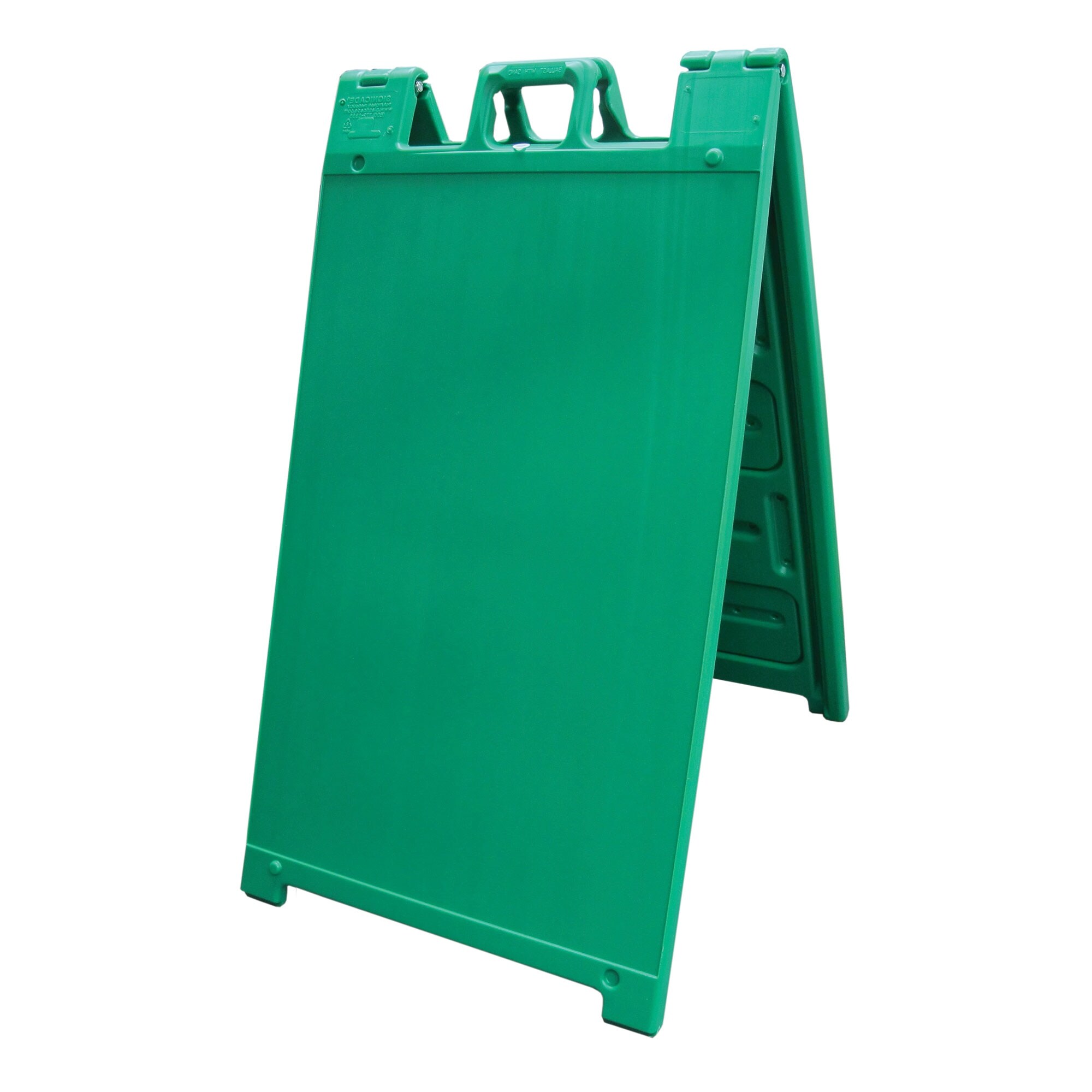 Plasticade Signicade Portable Folding Sidewalk Double Sided Sign Stand,  Green Bed Bath  Beyond 36928770