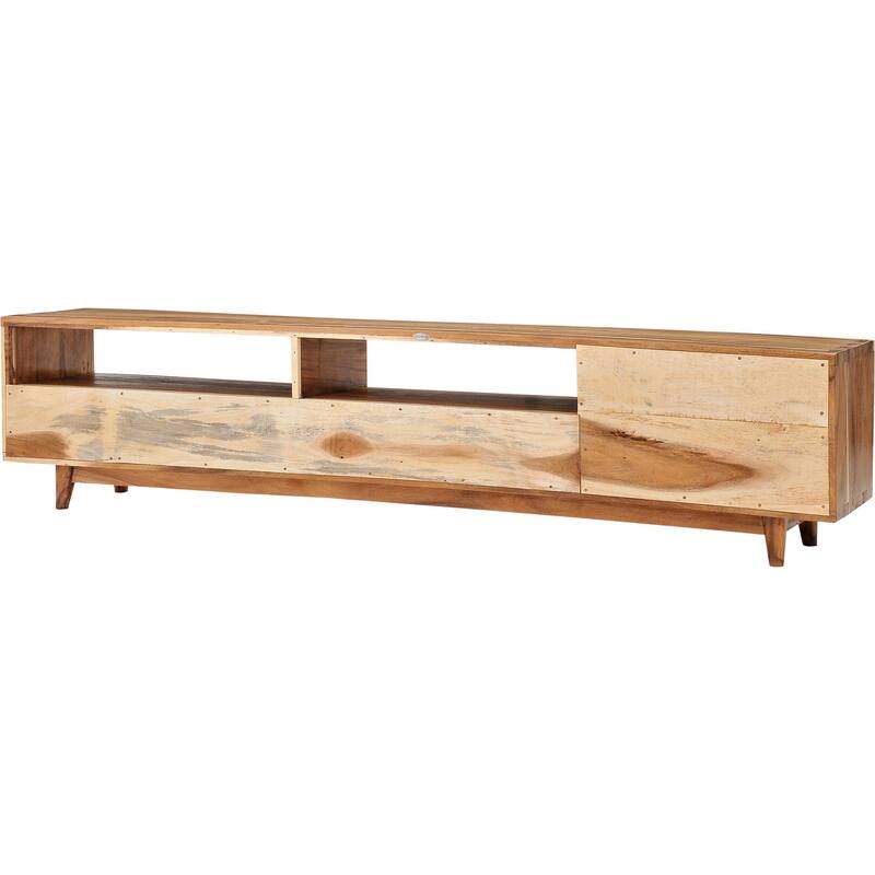 Naissus Live Edge Suar Wood Media Center with 1 door/2 drawers