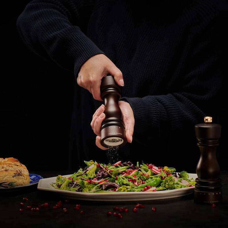 Cole & Mason London Grind Select Chocolate Wood Pepper Mill 7"