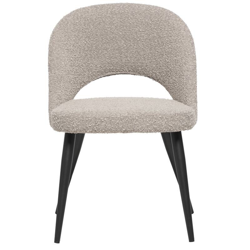 Coco Mid-Century Modern French Boucle Upholstered Dining Chair