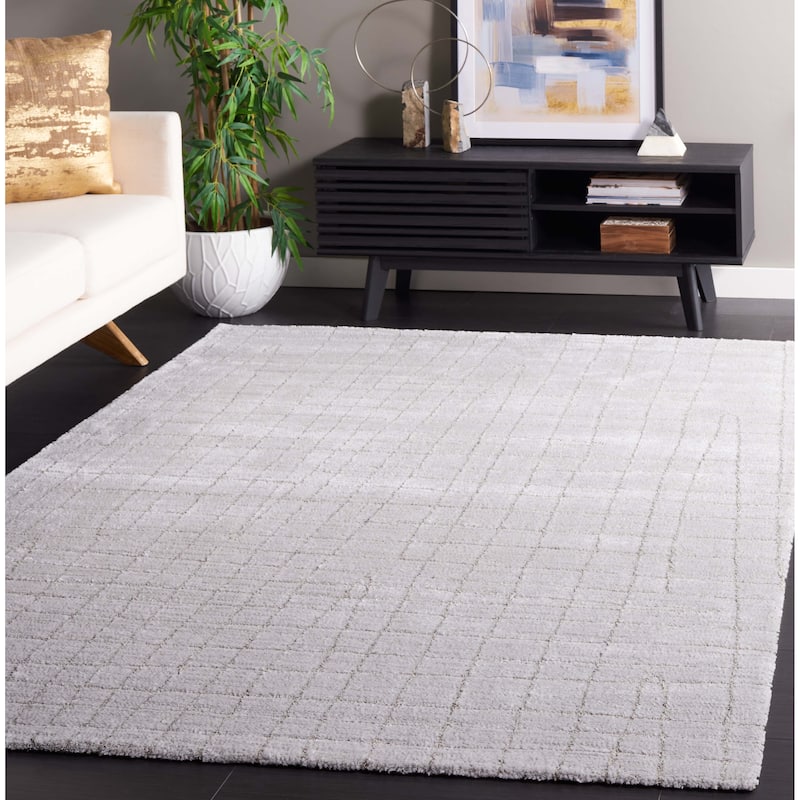 SAFAVIEH Neptune Cleta Contemporary Rug - 4' x 6' - Light Grey/Grey