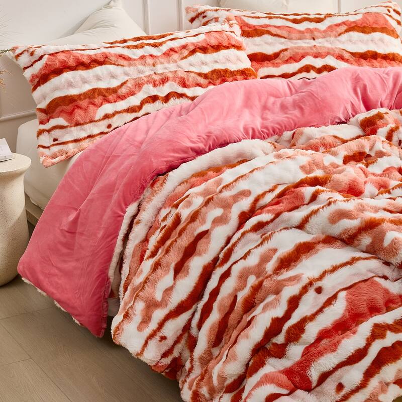 Southern Bacon aka Southern Belle - Coma Inducer® Oversized Comforter Set - Georgia Peach