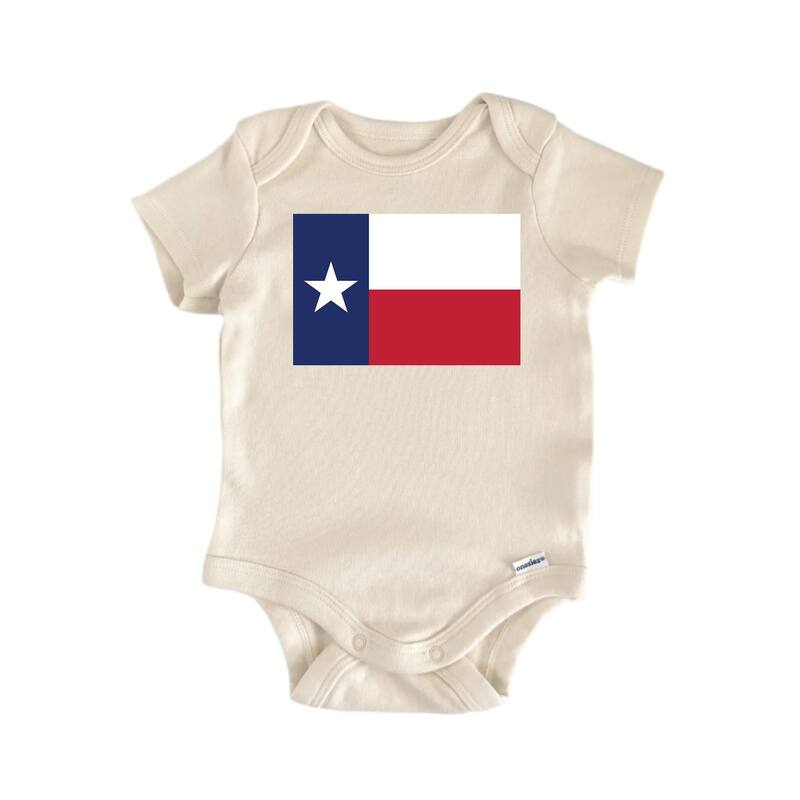 Texas - Baby Boy Girl Clothes Infant Bodysuit Funny Cute - Natural - 0-3M