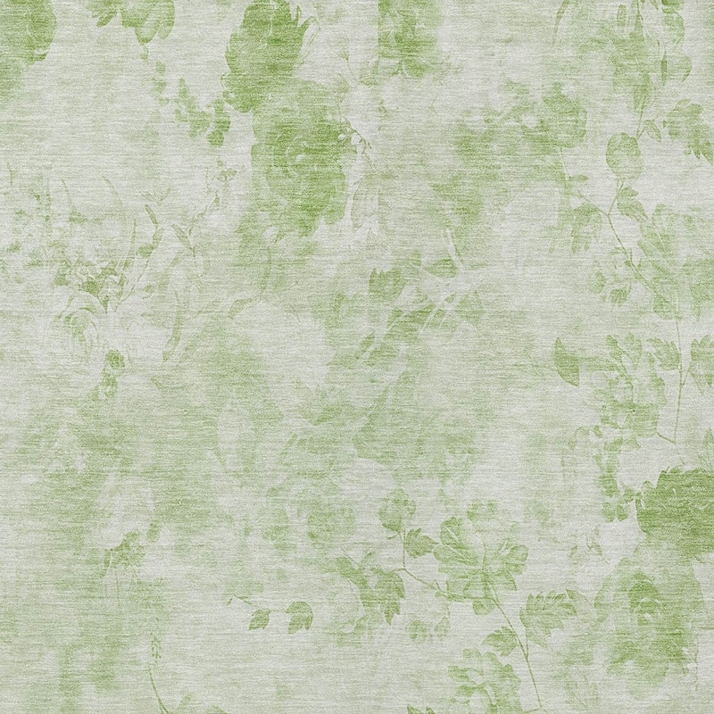 HomeRoots Floral Transitional Rectangle Outdoor Rug