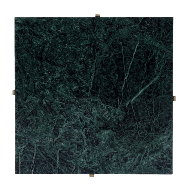 Nigella square Marble & Metal Accent Table