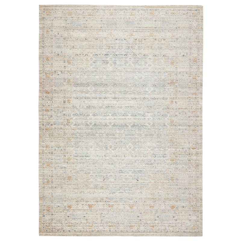 Terra by Obeetee Ava Chobi Aqua Rug - Green/Teal - 2'2" x 7'6"
