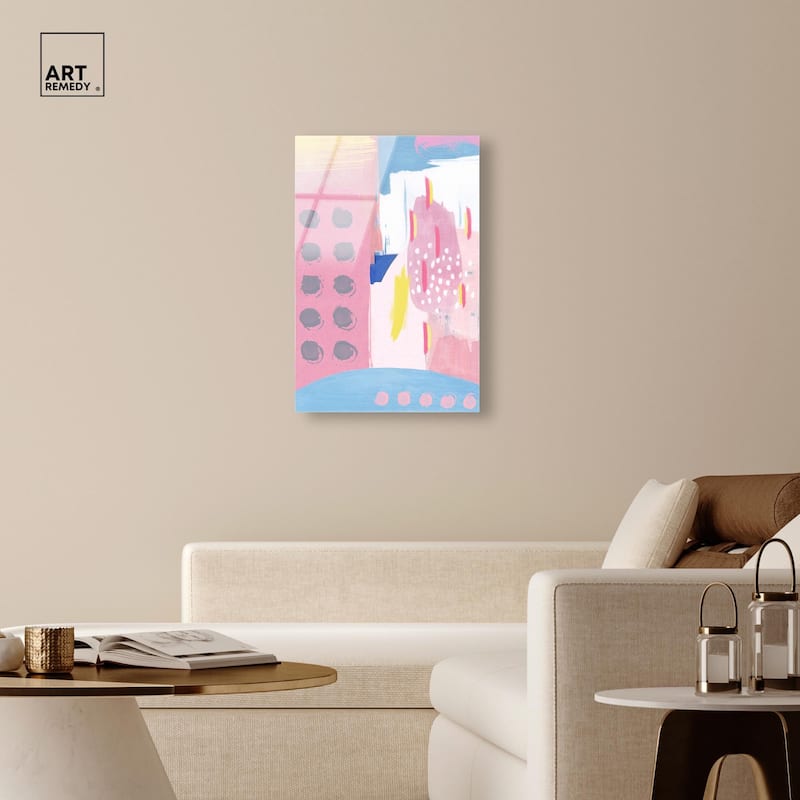 Doll Memories - Pretty blue Acrylic by Art Remedy, Ready to Hang