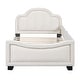 preview thumbnail 4 of 32, Upholstered Platform Bed Wood Slat Bed with Headboard and Side Fence, Low-Profile Velvet Bed Frame Mattress Not Included
