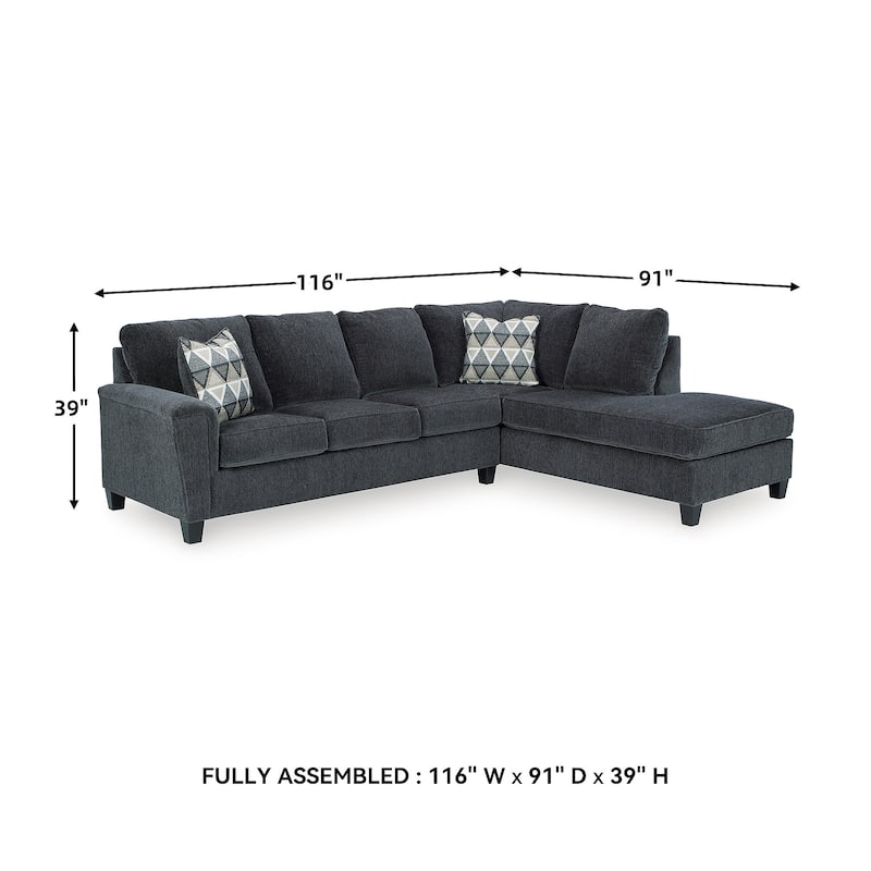 Signature Design by Ashley Abinger 2-Piece Sectional with Chaise