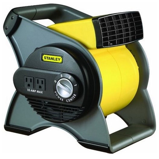 Shop Stanley 655704 High Velocity Blower Fan, Black And Yellow Free