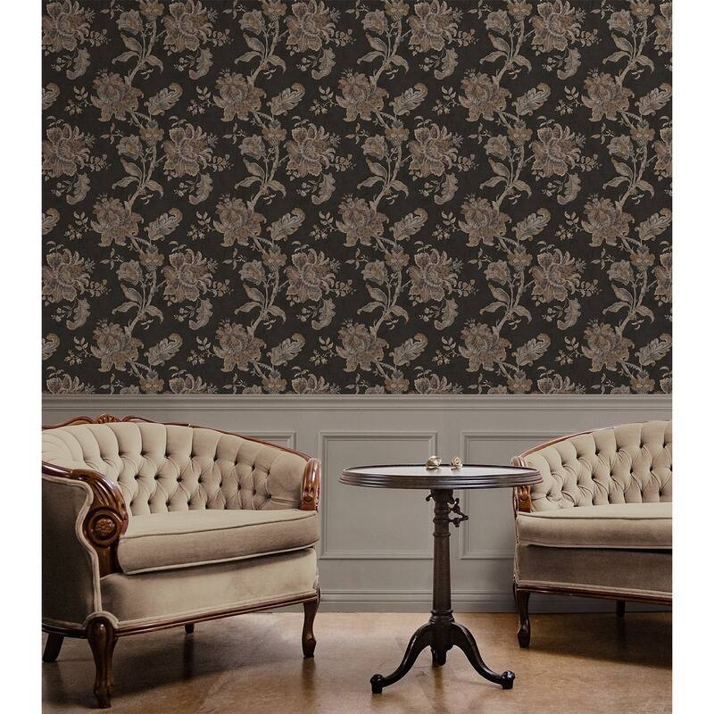 NextWall Anelda Jacobean Peel and Stick Wallpaper