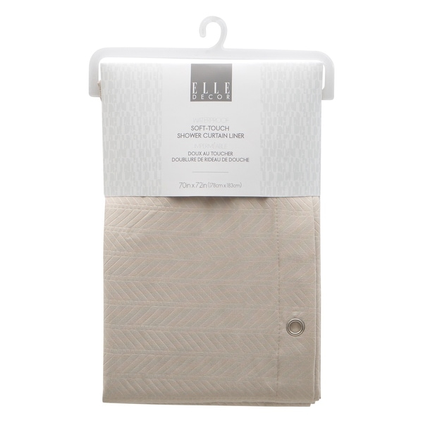 Elle Decor Shower Curtain Liner - Thumbnail 4
