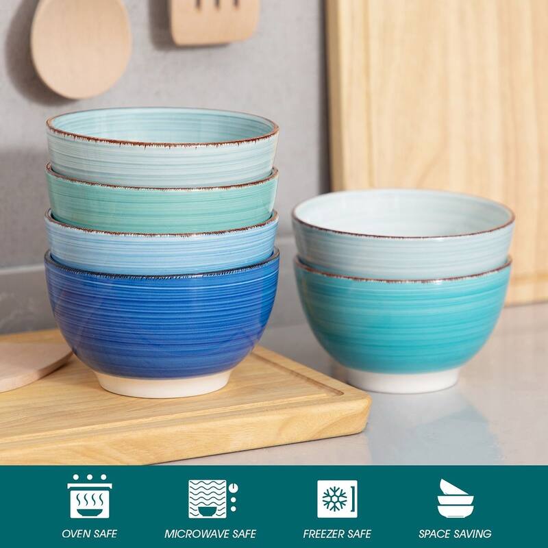 vancasso Bonita Series Assorted Colors Dinnerware Set (Service for 6)