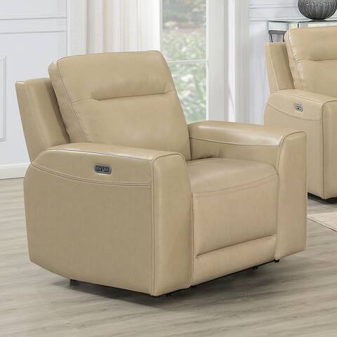 Copper Grove Dayton Top Grain Leather Power Reclining Chair