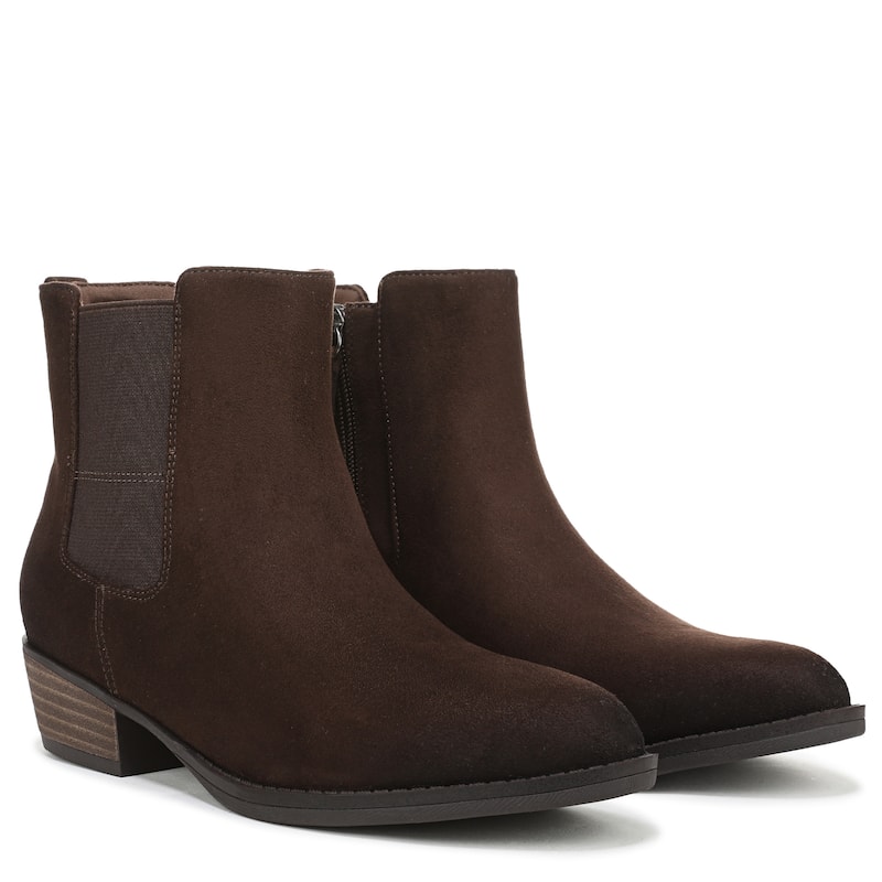 Dr. Scholl's Women's Mara Western Chelsea Boot - Dark Brown - 10