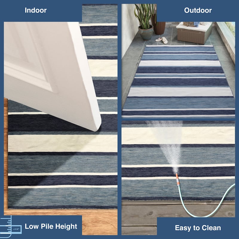 Liora Manne Sorrento Boat Stripe Indoor/Outdoor Rug
