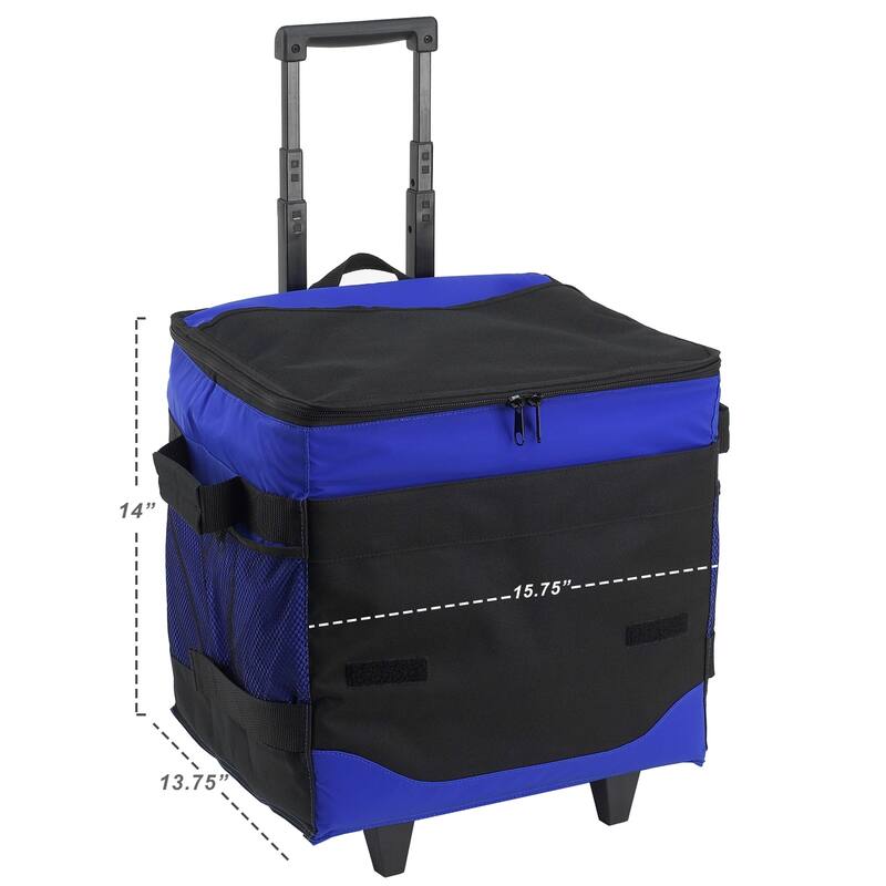 NCAA Nebraska University Cornhuskers 32 Can Collapsible Rolling Cooler