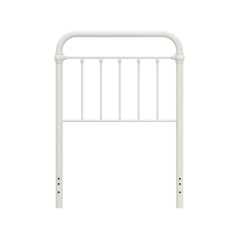 Hillsdale Kirkland Metal Headboard, White